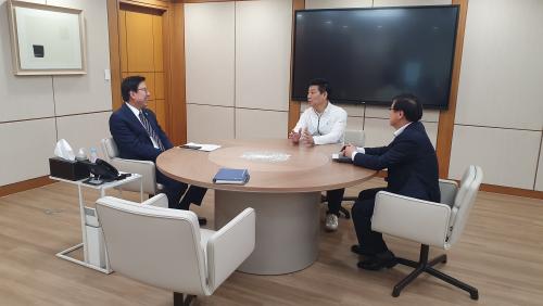 제12기 김명수 당선인 시장 면담..