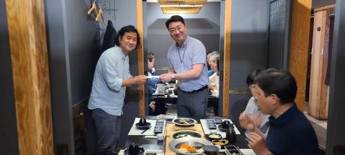 자전거 동호회 격려