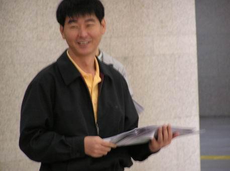 [아침선전전]노조신문배포 및 복무..