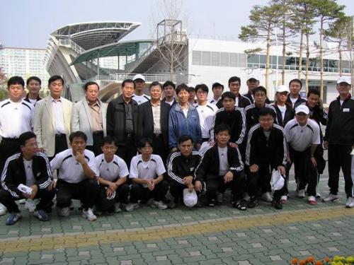 제11차시도친선체육대회 격려방문