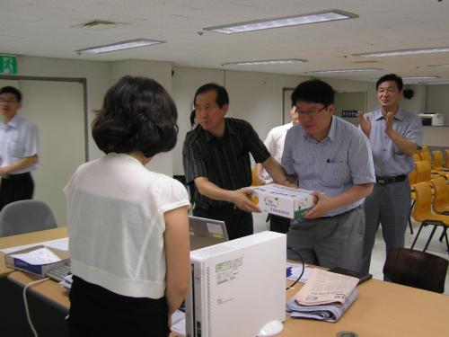 을지훈련 참가자 격려방문 결과 보..