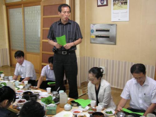 2009년 하반기 전입조합원 오찬..