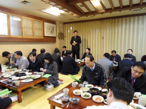 2010년 상반기 전입조합원 오찬..
